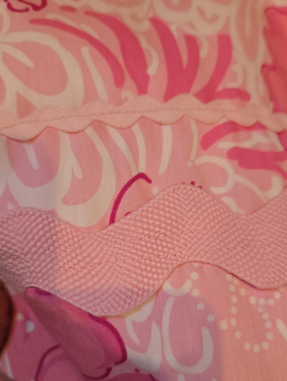 Lilly Pulitzer Vintage Pink Floral Design Print Skirt - Picture 3 of 7